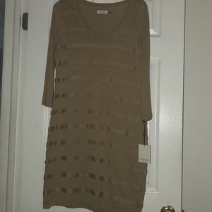 Cotton sweater dress